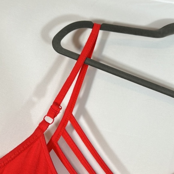 Torrid Red Lattice Strappy Tank Top - Picture 9 of 9